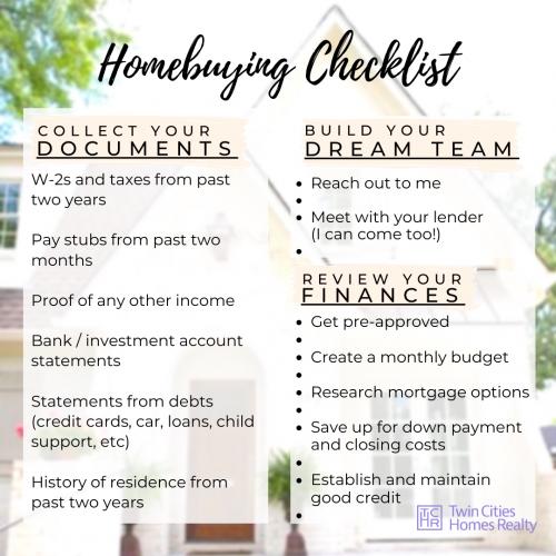 Copy of Copy of Homebuying Checklist