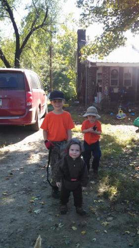 Grandkids  search and rescue team halloween costumes