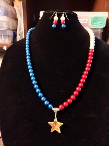 Texas Crystal Star Necklace