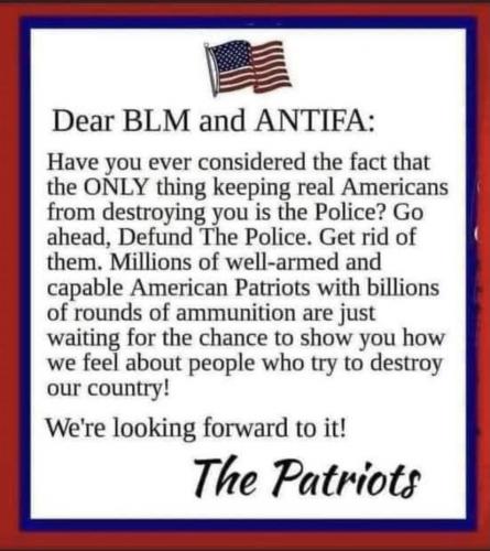 BLM and ANTIFA