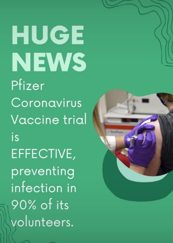 COVID Pfizer vaccine prevents 90 percent of infections 201109