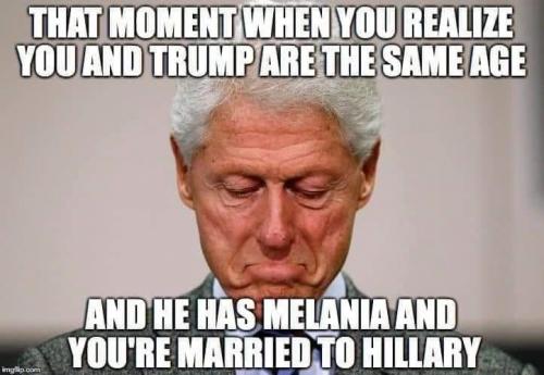 clinton has hillary trump has melania