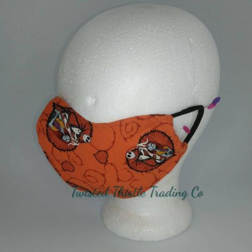 Nightmare Before Christmas Orange Face Mask (adult XL)