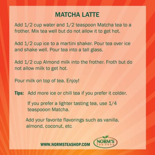 Matcha Latte Recipe