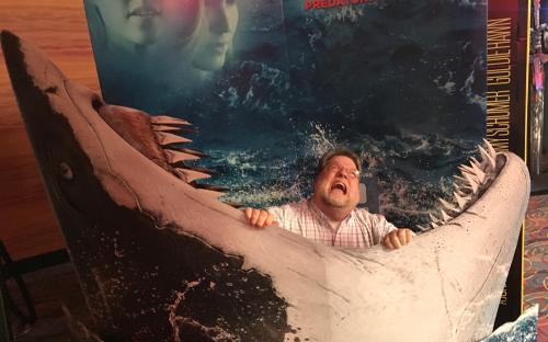 Mark in Shark Mouth at Theatre