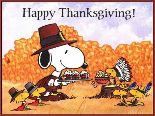 happy thanks snoopy