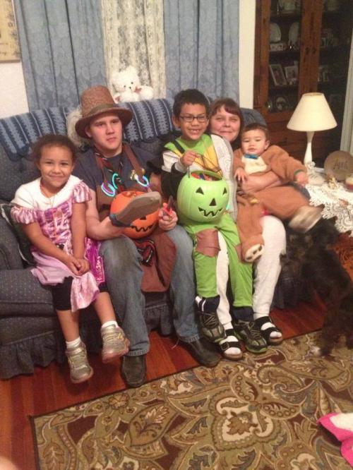 Jacob kids me Holloween