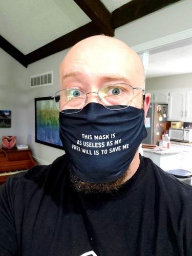 masks useless as free will to save me lmao calvinist masks haha 118004994_241223787066727_1622676691779523627_n