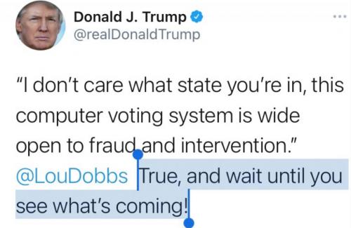 Pres trump tweet
