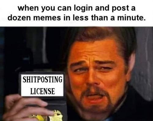 shitposting license