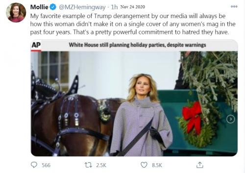 Political Mollie Hemingway Melania never made it on cover 201124