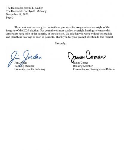 #CongressionalInvestigation #2020election ??