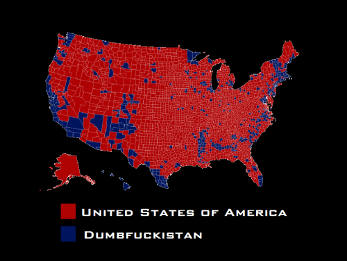 New USA Map with Dumbfkistan