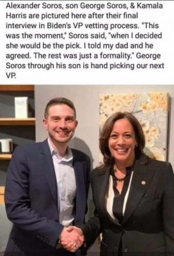 Kamala  ?  Soros