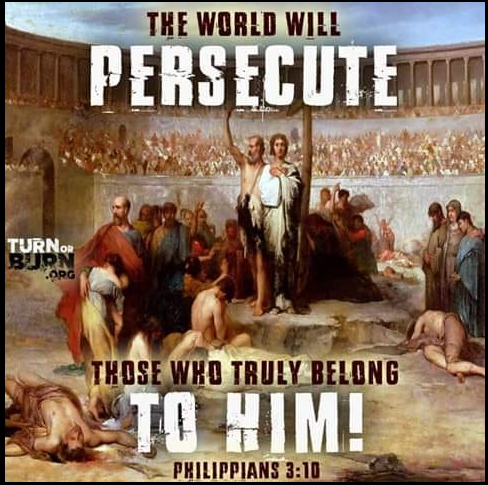 all christians are persecuted