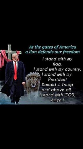 gates of America God first then Oresident Trump