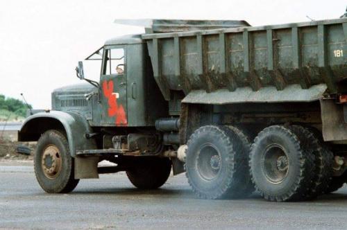 Borrowed Soviet delivery truck in Grenada