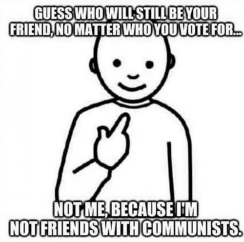 no commies