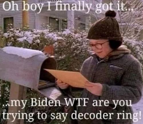 Political Funny Biden Decoder ring 200606