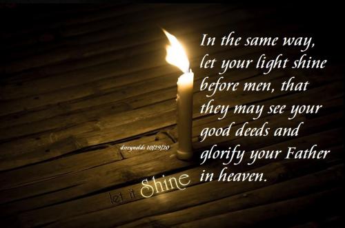 let your light shine 1