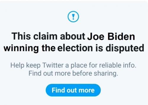 Claim Biden Preident disputed