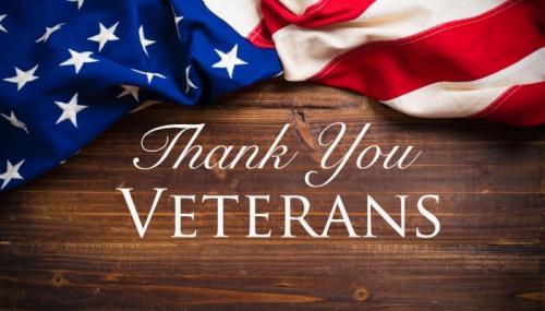 Thank you veterans