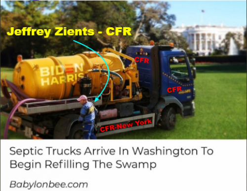 Biden CFR Swamp Materials Deliveries