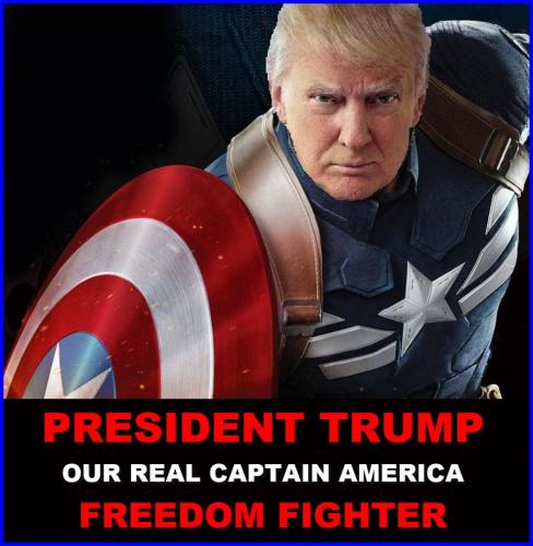 TRUMP CAPTAIN AMERICA