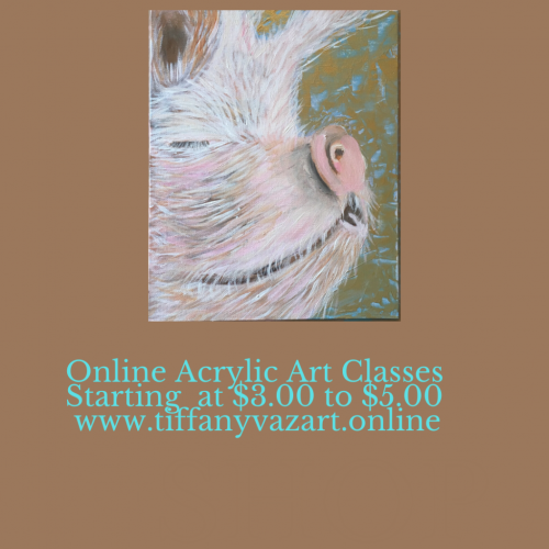 online acrylic art classes instagram