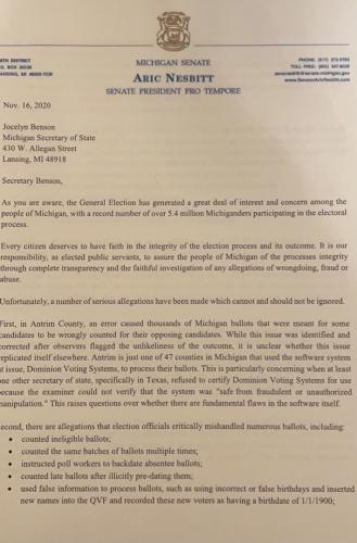 #StopTheSteal Michigan