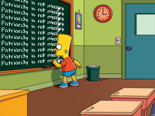 Bart Simpson chalkboard 001