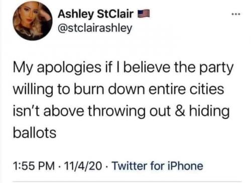 apologies