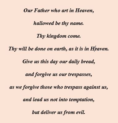 Lords Prayer