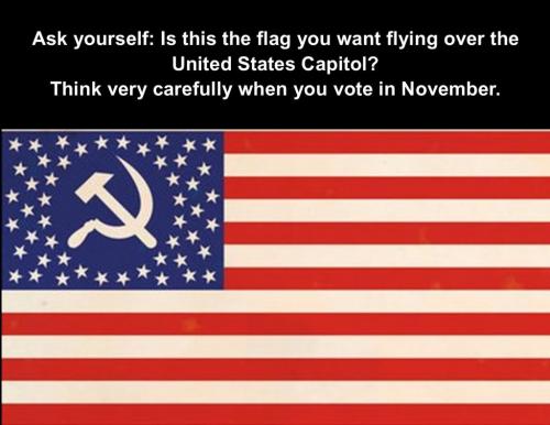 Communist American Flag