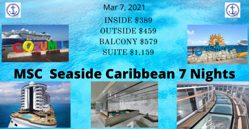 MSC Seaside Caribbean 7 Nights