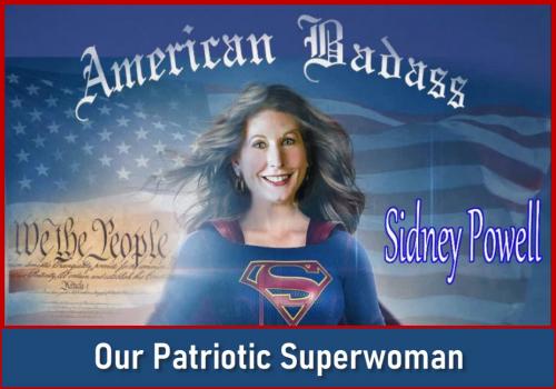 PATRIOTIC SUPERWOMAN