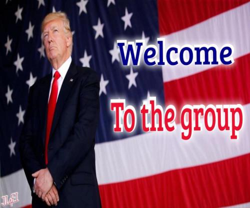 welcome trump flag