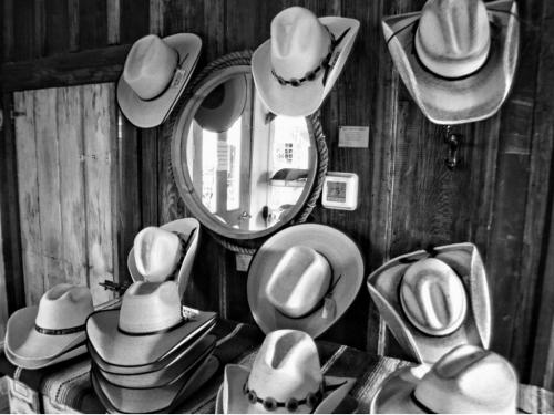 cowboyhatsBW