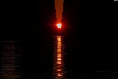 Reverse Manhattanhenge