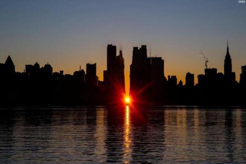 Reverse Manhattanhenge