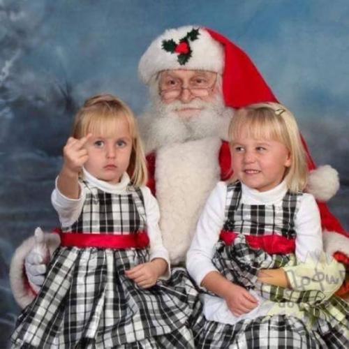 took the twins to meet Santa