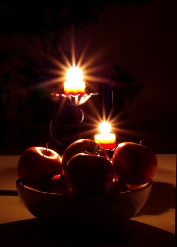 Apples w candles R