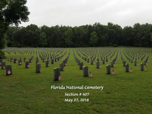 Florida National Cemertery May 27 2018