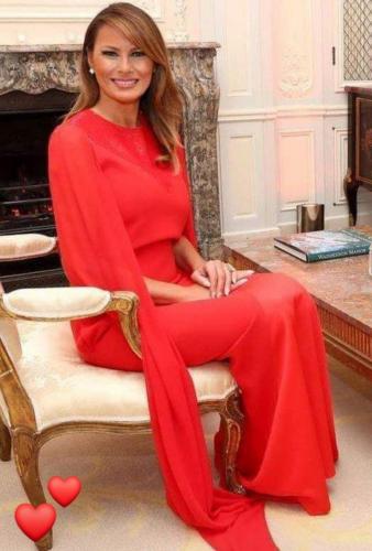 Beautiful First Lady Melania Trump