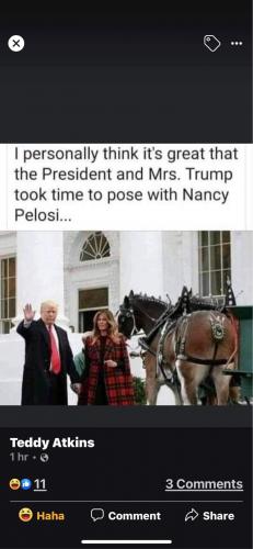 Trump with Pelosi