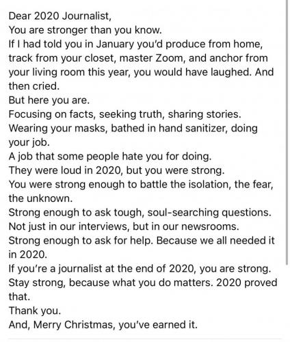 An open letter to journalists