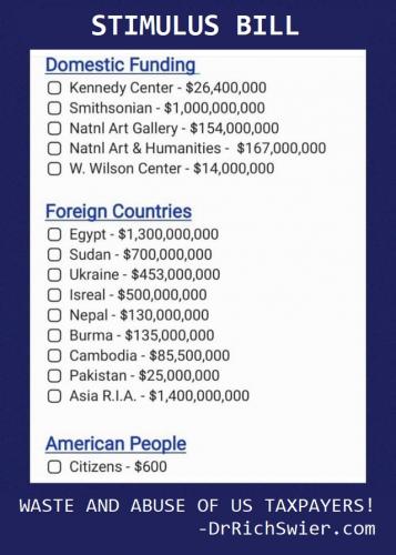 STIMULUS WASTE AND TAXPAYER ABUSE