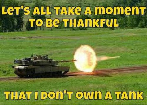 own a tank