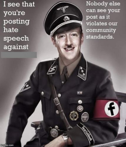 posting hate speech