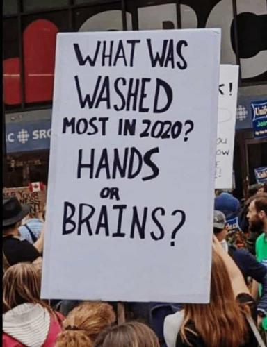 ? Hands or ? Brains?
